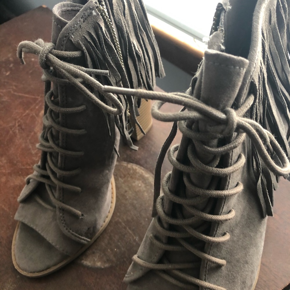 Express heels open toe